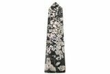 Polished Snowflake Stone Obelisk #187457-1